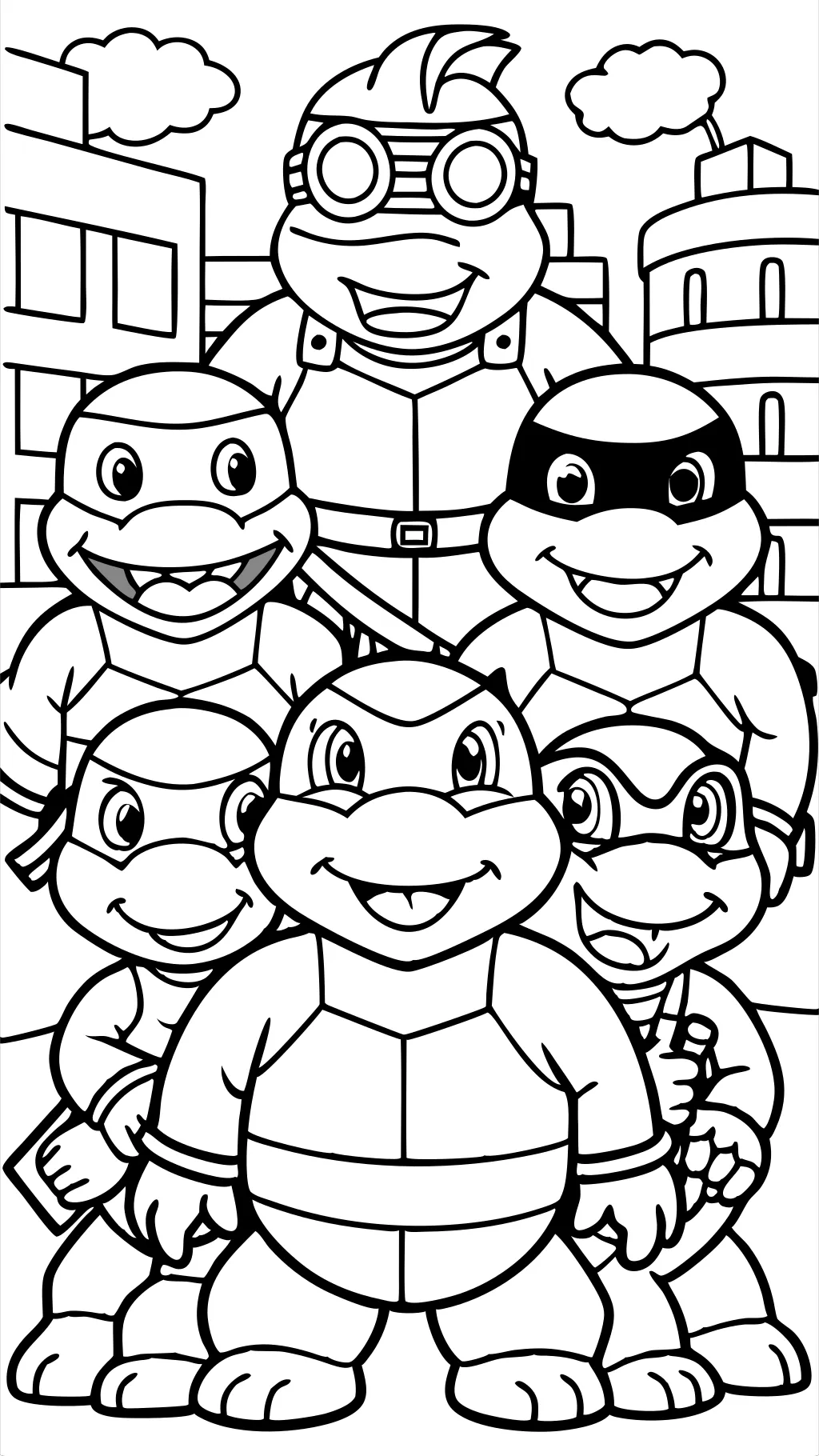 coloriages gratuits ninja tortues